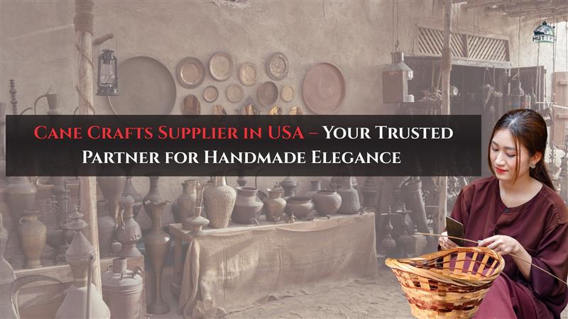 Artisan pottery and handmade crafts displayed by Muttfy Export Import, offering Handicrafts Exporters Services in USA.